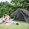 Grey Pop-Up Camping Tent 2-3 Person 360° Mesh Privacy Outdoor Shelter